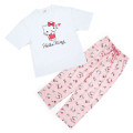 Japan Sanrio Short Sleeve Setup Shirt Pajamas (L) - Hello Kitty - 1