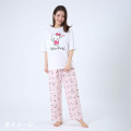 Japan Sanrio Short Sleeve Setup Shirt Pajamas (L) - Hello Kitty - 6