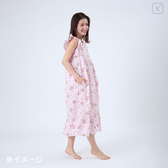 Japan Sanrio Room Dress - Marron Cream / Pink - 4