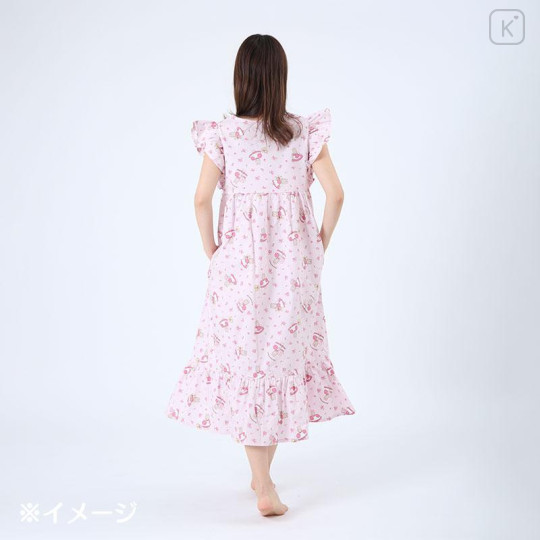 Japan Sanrio Room Dress - Marron Cream / Pink - 5