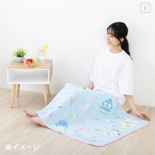 Japan Sanrio Original Cool Touch Blanket - Hello Kitty - 4