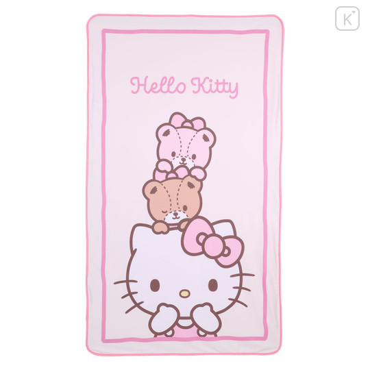 Japan Sanrio Original Cool Touch Nap Blanket - Hello Kitty - 1