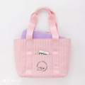 Japan Sanrio Original Quilted Tote Bag (M) - Kuromi - 5