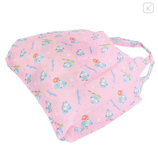 Japan Sanrio Eco Shopping Bag (L) - Hangyodon / Light Pink - 2