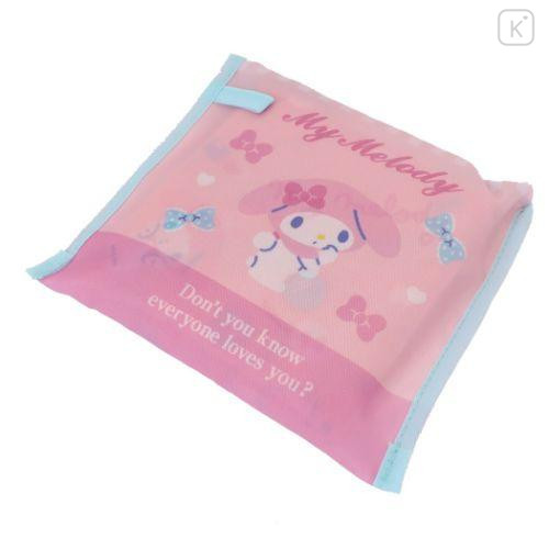 Japan Sanrio Eco Shopping Bag (L) - My Melody / Light Pink - 4