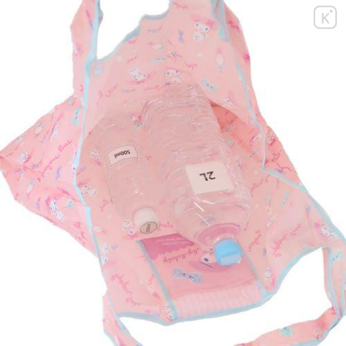 Japan Sanrio Eco Shopping Bag (L) - My Melody / Light Pink - 5