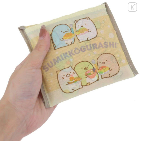 Japan San-X Eco Shopping Bag (L) - Sumikko Gurashi / Light Orange - 3