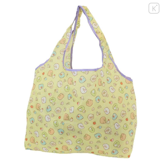 Japan San-X Eco Shopping Bag (L) - Sumikko Gurashi / Light Yellow - 1