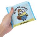 Japan Minions Eco Shopping Bag (L) - Bob & Bear Tim / Light Blue - 3