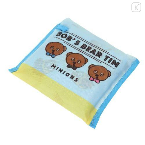 Japan Minions Eco Shopping Bag (L) - Bob & Bear Tim / Light Blue - 4