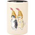 Japan Mofusand Insulated Stainless Steel Tumbler & Can holder - Cat / Fried Shrimp - 1