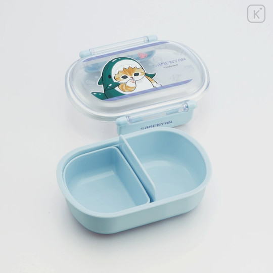 Japan Mofusand Bento Lunch Box 360ml - Cat : Shark Nyan - 2