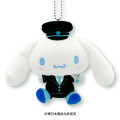 Japan Sanrio Mascot Holder - Cinnamoroll / Charaful Liner Train Captain - 3