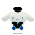 Japan Sanrio Stuffed Toy with Train Box - Cinnamoroll / Charaful Liner Train Captain - 2