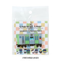 Japan Sanrio Acrylic Key Chain T - Hangyodon / Charaful Liner Train Captain - 2