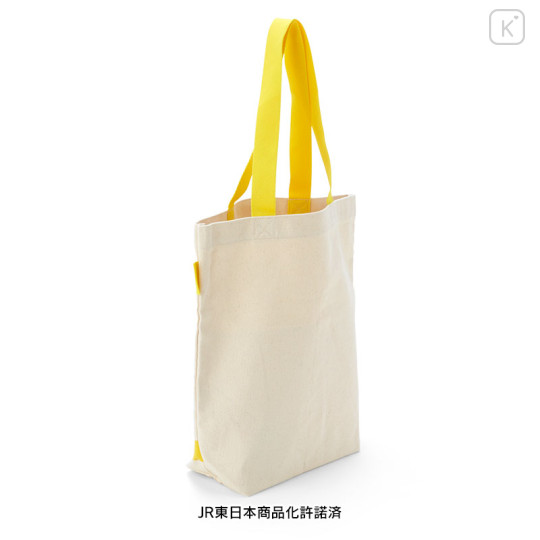 Japan Sanrio Tote Bag - Pompompurin / Charaful Liner Train Captain - 2