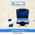 Japan Sanrio Tote Bag - Cinnamoroll / Charaful Liner Train Captain - 4