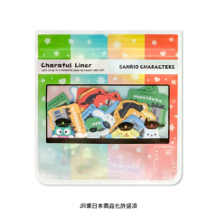 Japan Sanrio Flake Seal Sticker - Charaful Liner Train Captain