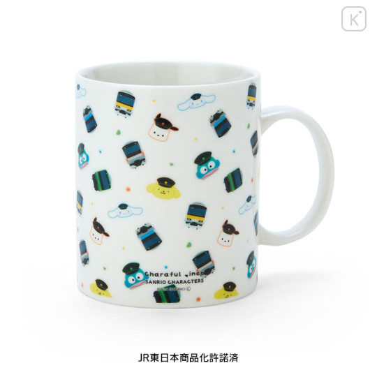 Japan Sanrio Mug - Charaful Liner Train Captain - 1