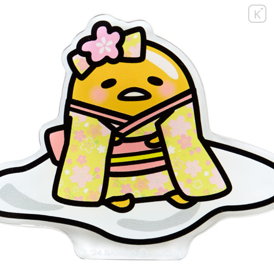 Japan Sanrio Magnet - Gudetama / Kimono - 2