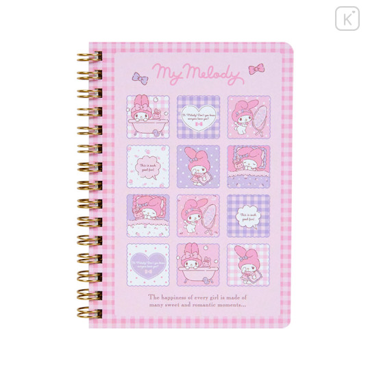 Japan Sanrio A6 Ring Notebook - My Melody - 1