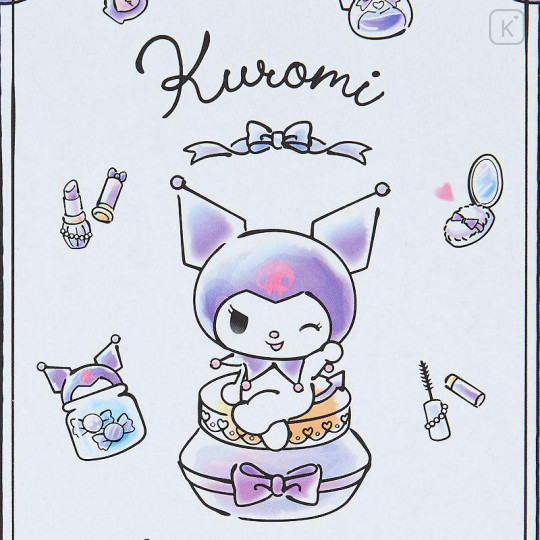 Japan Sanrio A6 Ring Notebook - Kuromi - 4