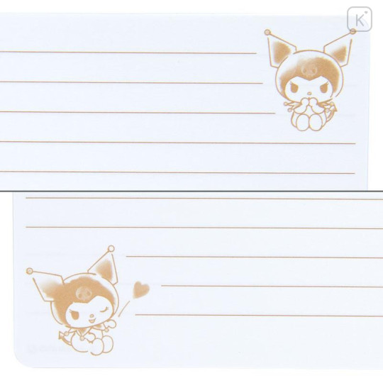 Japan Sanrio A6 Ring Notebook - Kuromi - 6