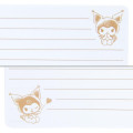 Japan Sanrio A6 Ring Notebook - Kuromi - 6