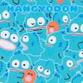 Japan Sanrio A6 Ring Notebook - Hangyodon - 4