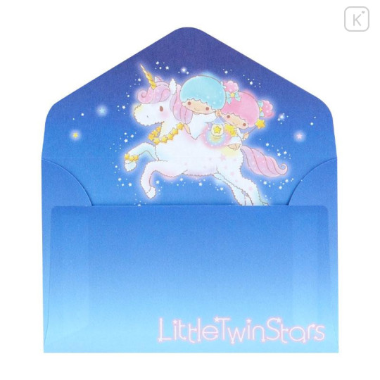 Japan Sanrio Mini Letter Set - Little Twin Stars 2024 Unicorn - 4