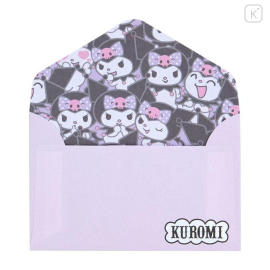 Japan Sanrio Mini Letter Set - Kuromi 2024 - 4