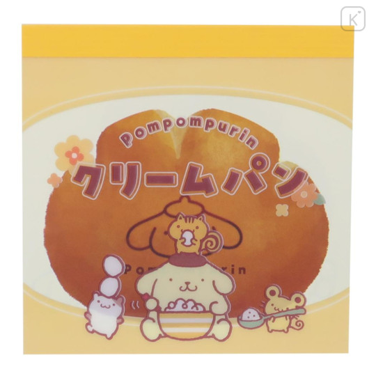 Japan Sanrio Memo Pad - Pompompurin / Bread - 1