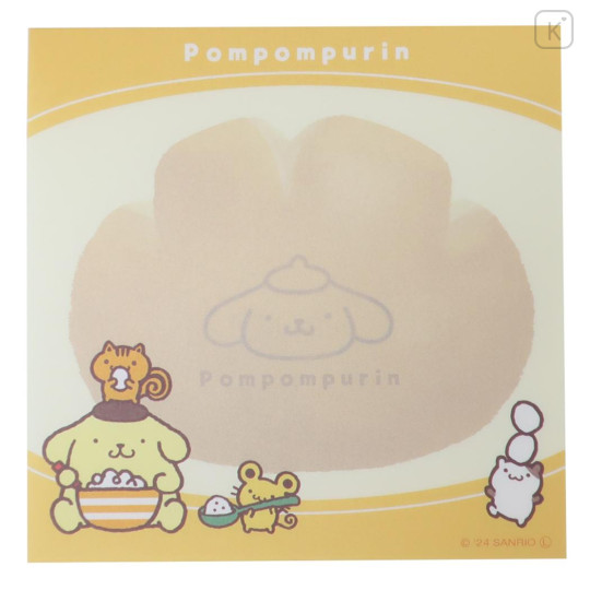 Japan Sanrio Memo Pad - Pompompurin / Bread - 2