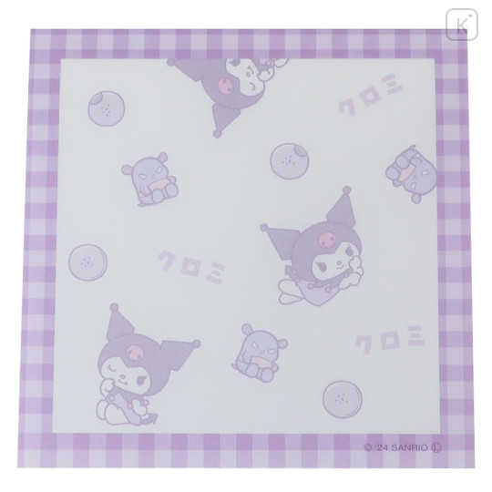 Japan Sanrio Memo Pad - Kuromi / Bread - 3