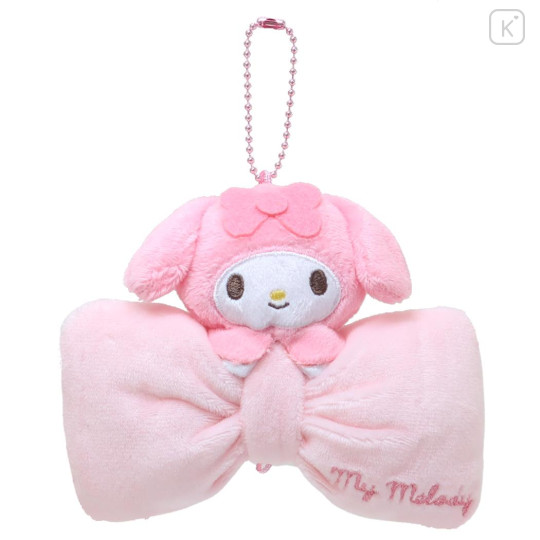 Japan Sanrio Mascot Holder - My Melody / Fluffy Ribbon - 1