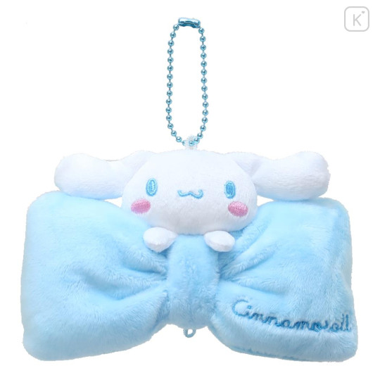 Japan Sanrio Mascot Holder - Cinnamoroll / Fluffy Ribbon - 1