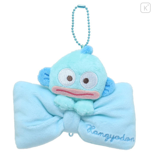 Japan Sanrio Mascot Holder - Hangyodon / Fluffy Ribbon - 1