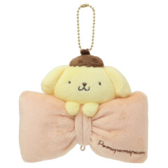 Japan Sanrio Mascot Holder - Pompompurin / Fluffy Ribbon