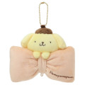 Japan Sanrio Mascot Holder - Pompompurin / Fluffy Ribbon - 1