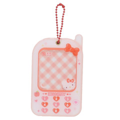 Japan Sanrio Photo Holder Keychain Cell Phone Style - Hello Kitty / Enjoy Idol