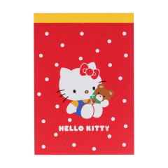 Japan Sanrio Mini Notepad - My Bear / Hello Kitty 50th Anniversary