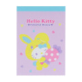 Japan Sanrio Mini Notepad - Bunny / Hello Kitty 50th Anniversary - 1