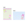 Japan Sanrio Mini Notepad - Bunny / Hello Kitty 50th Anniversary - 3