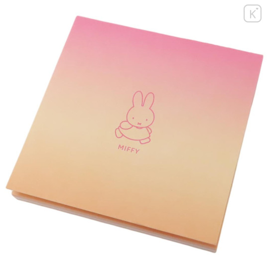 Japan Miffy Square Memo - Gradient Pink & Orange - 1