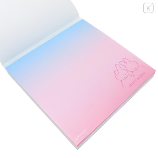 Japan Miffy Square Memo - Gradient Blue & Pink - 2
