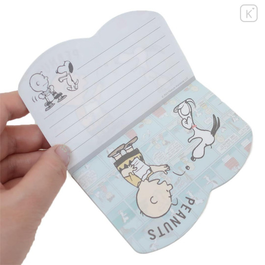 Japan Peanuts Memo Pad Stand - Snoopy / Charlie - 2