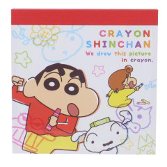 Japan Crayon Shin-chan Square Memo - Drawing