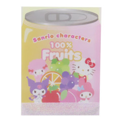 Japan Sanrio Mini Notepad - Girls / Fruits Juice