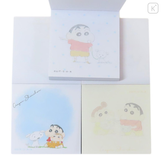 Japan Crayon Shin-chan Mini Notepad 3pcs Set - Retro Comics - 3