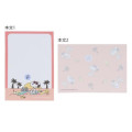 Japan Peanuts Mini Notepad - Snoopy & Woodstock / Beach Dawn - 4